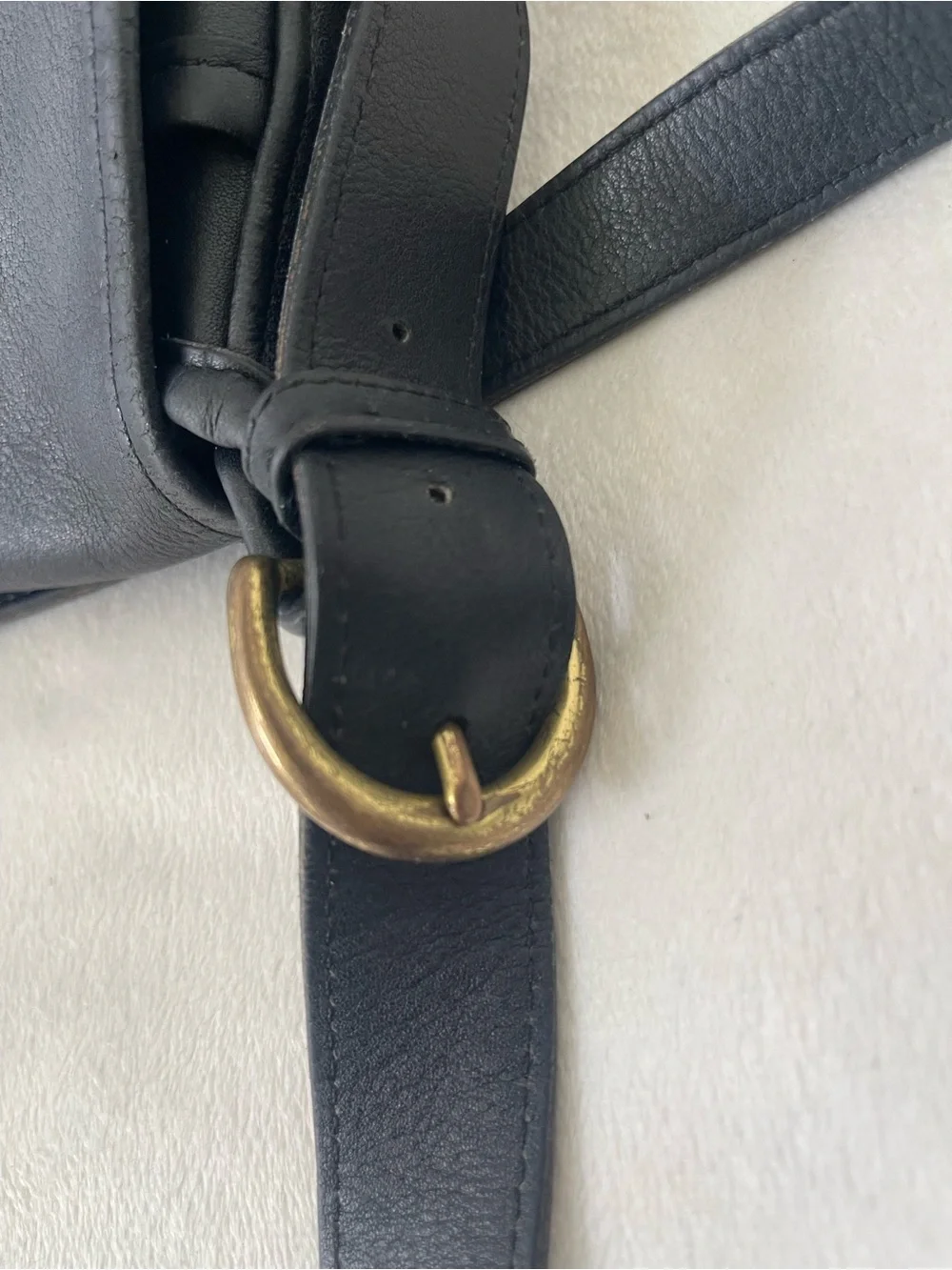 Coach Soho Fletcher Vintage Black Leather Bag